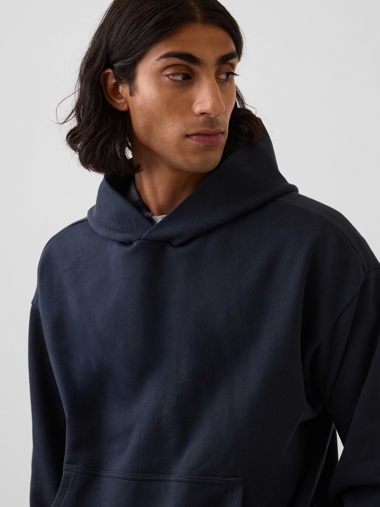 Adult Heavyweight Oversized Hoodie - New classic navy blue