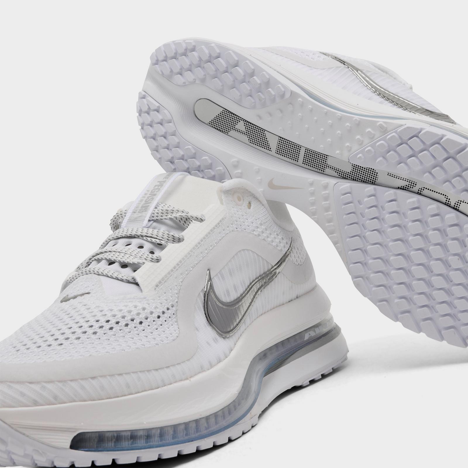Women's Nike Pegasus Premium Running Shoes - White/Metallic Silver
