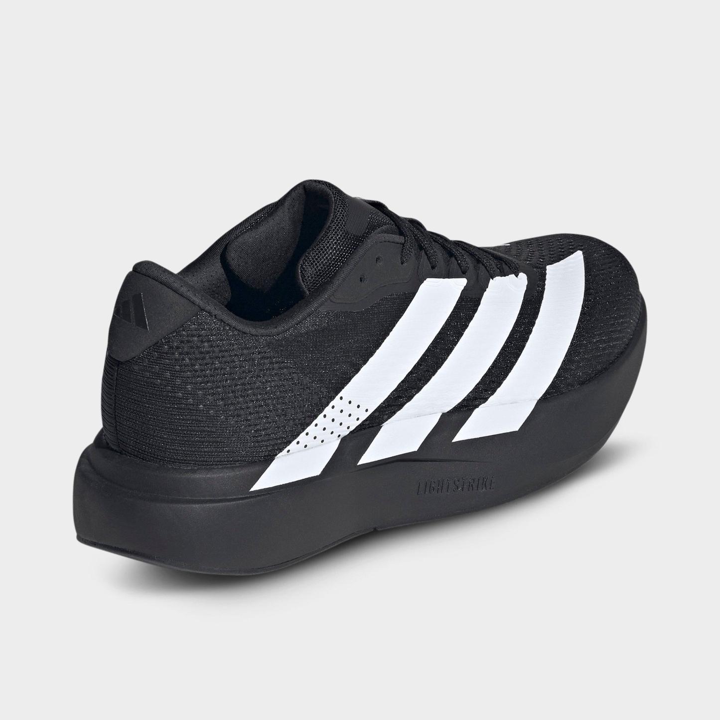 Men's adidas Adizero Pacer Running Shoes - Core Black/Cloud White/Carbon - Back view