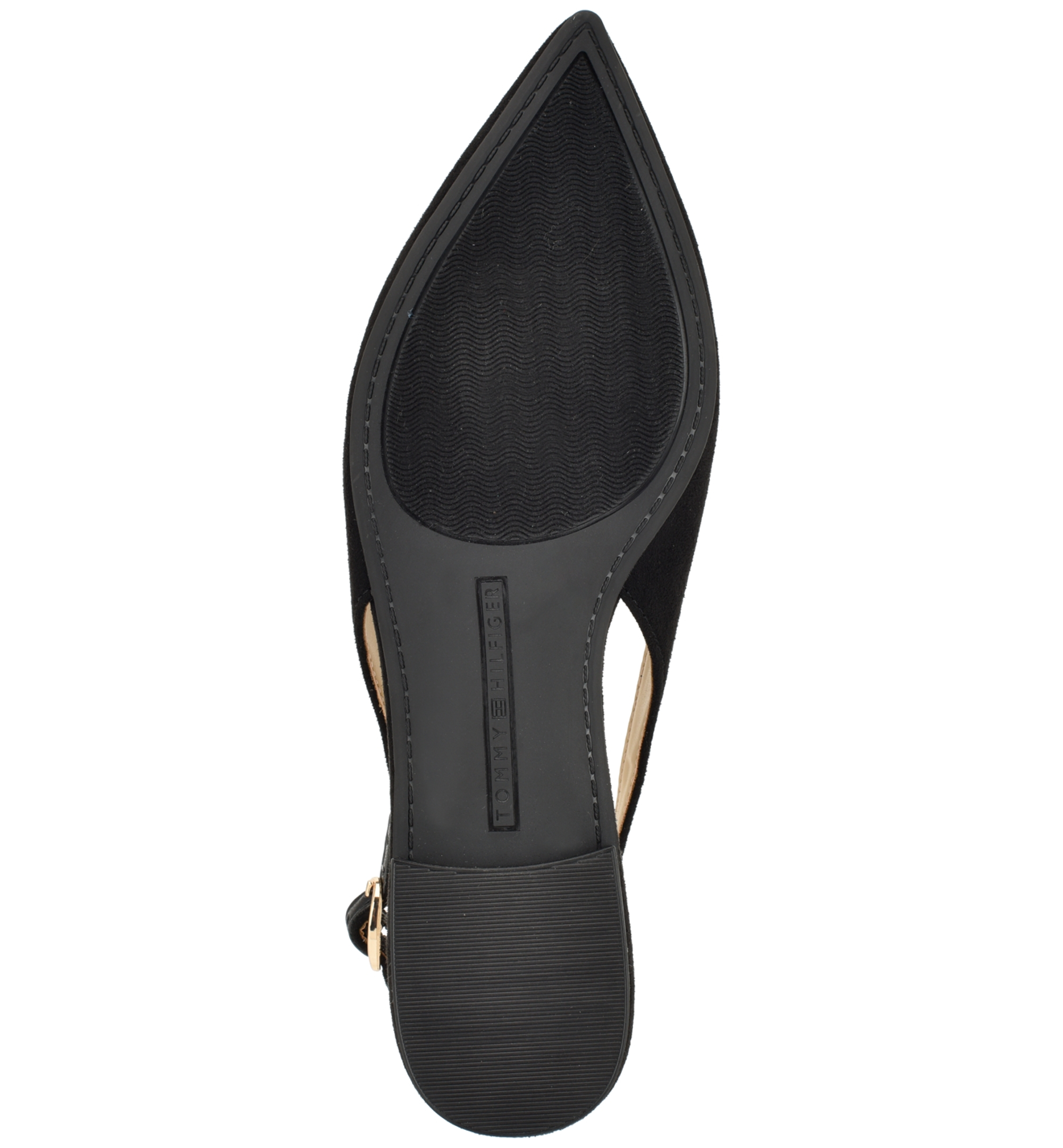 Tommy Hilfiger Women's Vesly Pointed Toe Slingback Dress Flats - Black