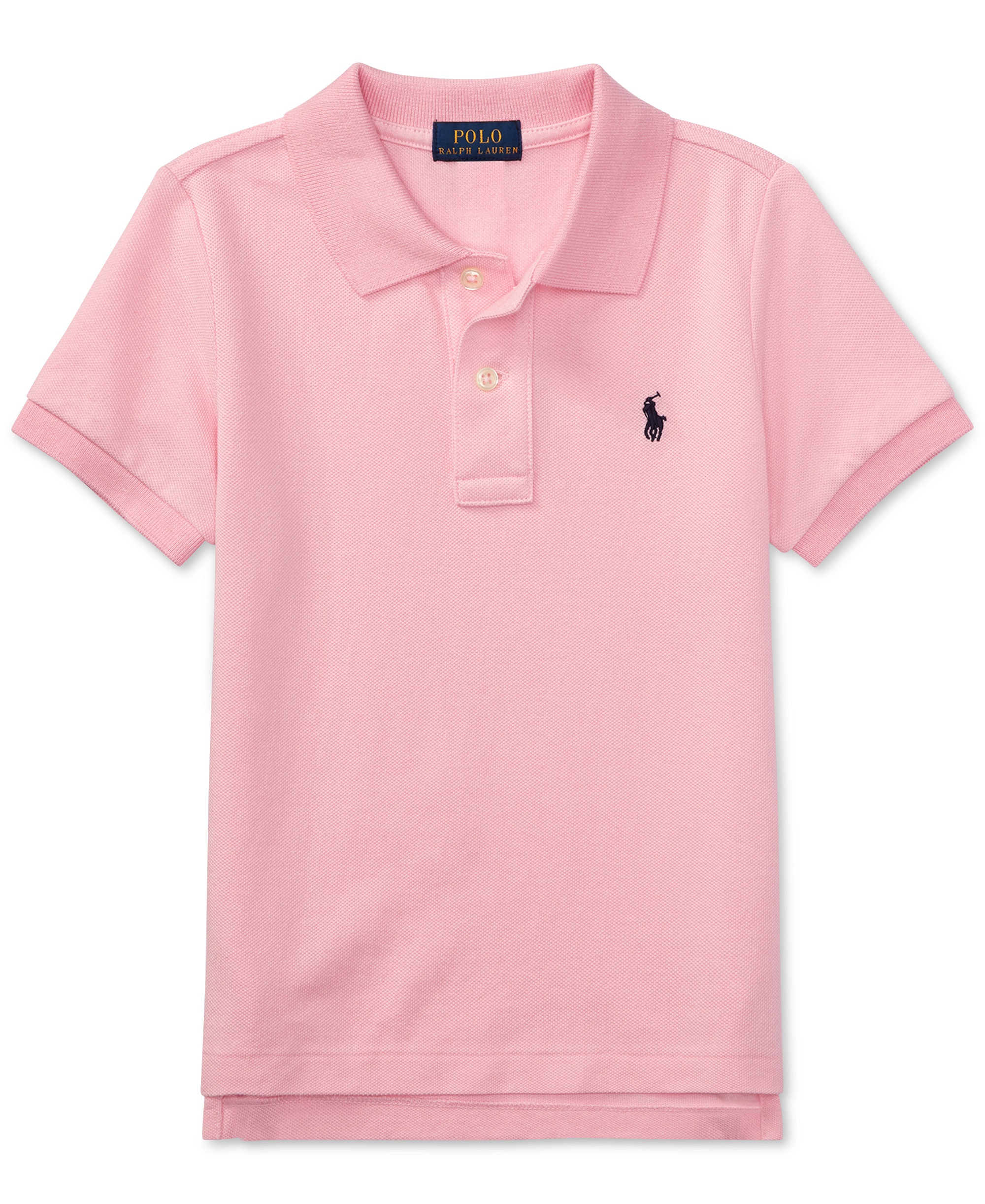 Polo Ralph Lauren Boys' 2T-7 Cotton Mesh Polo Shirt - Carmel Pink