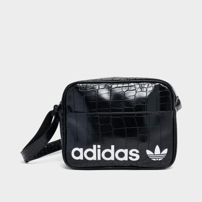 adidas Originals Airliner Crossbody Bag - Black Croc