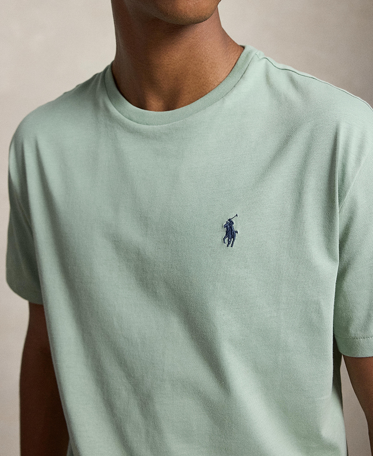 Polo Ralph Lauren Men's Embroidered Pony Classic-Fit T-Shirt - Light Green