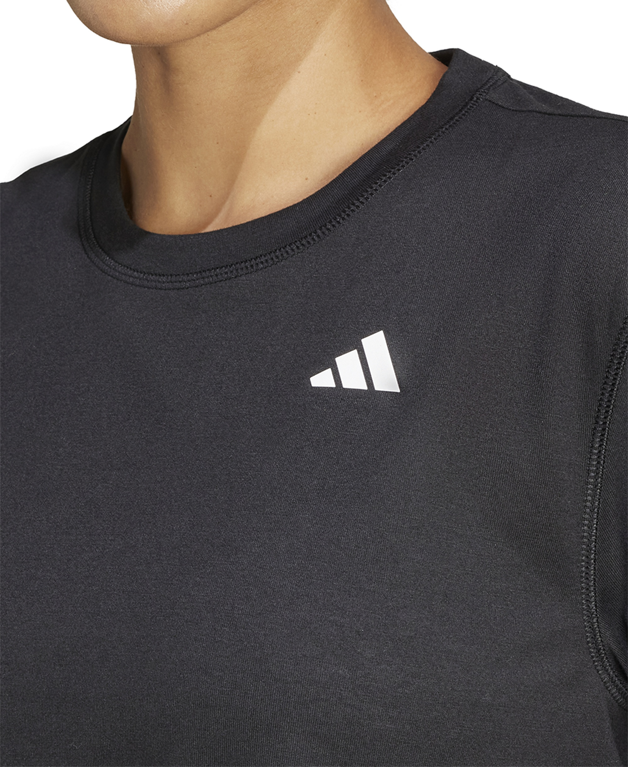adidas Women's Train Essentials Boxy Workout T-Shirt - Black