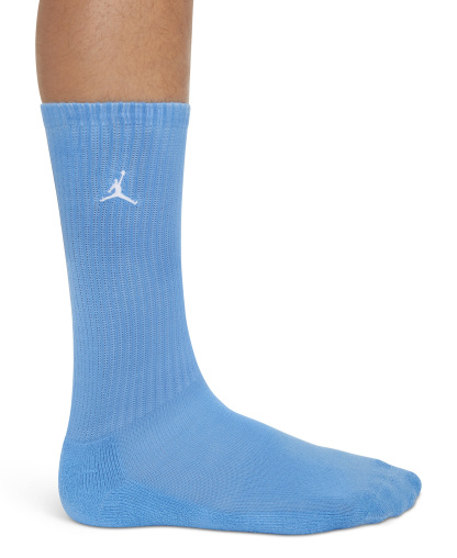 Jordan Boys' and Girls' 5-11 Everyday Essentials Crew Socks, 6-Pack - Obsidian