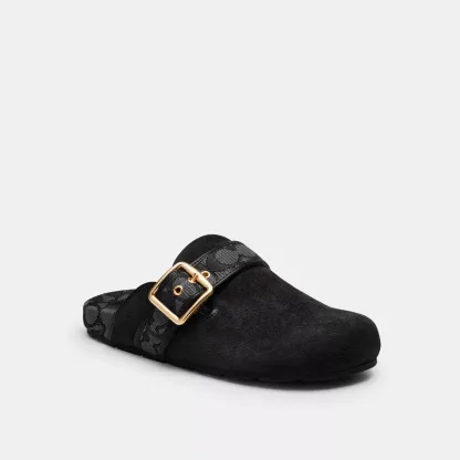 Archival Buckle Clog - Black