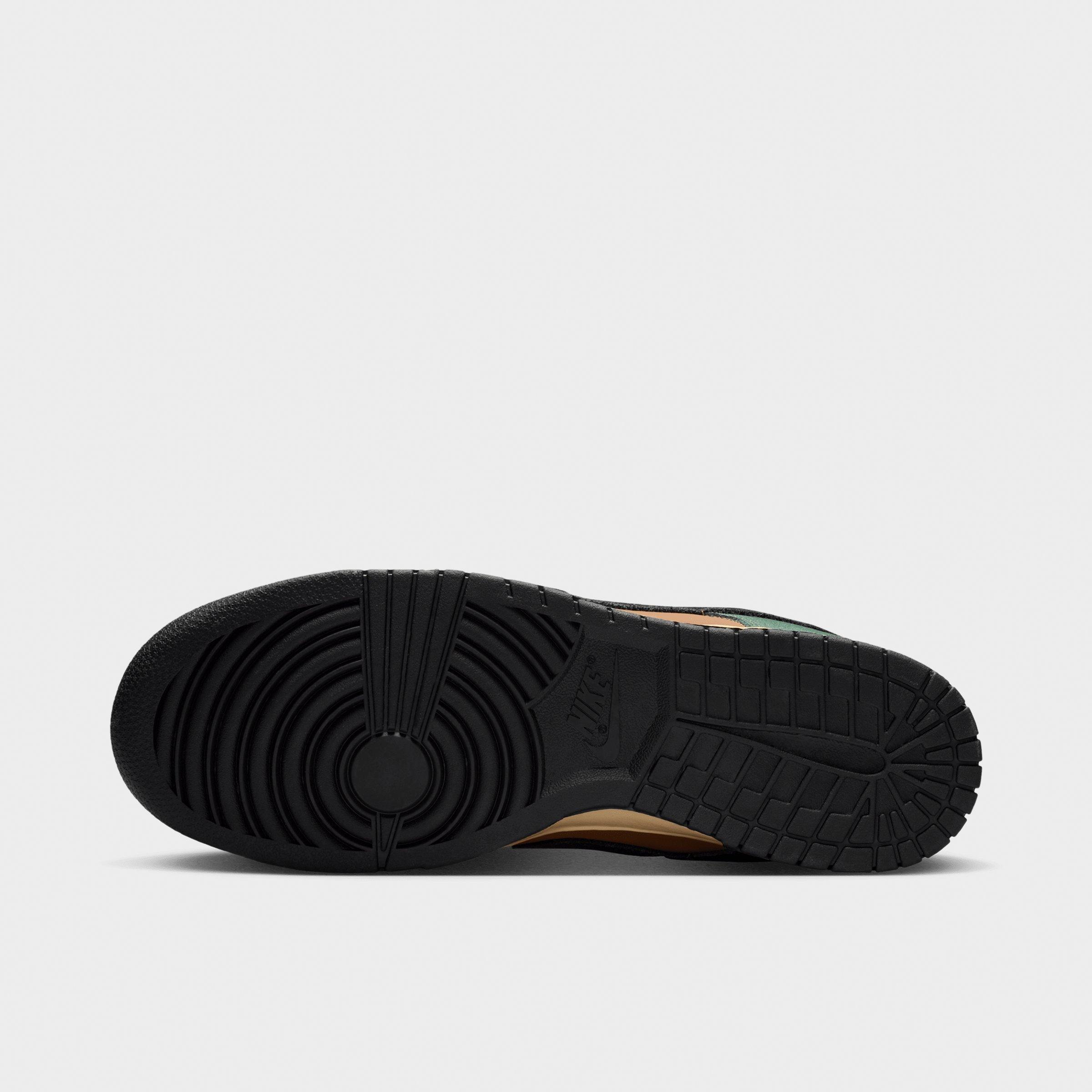 Men's Nithtke Dunk Low Retro Casual Shoes - Part 1 - Fir/Light British Tan/Sesame/Black - Bottom view