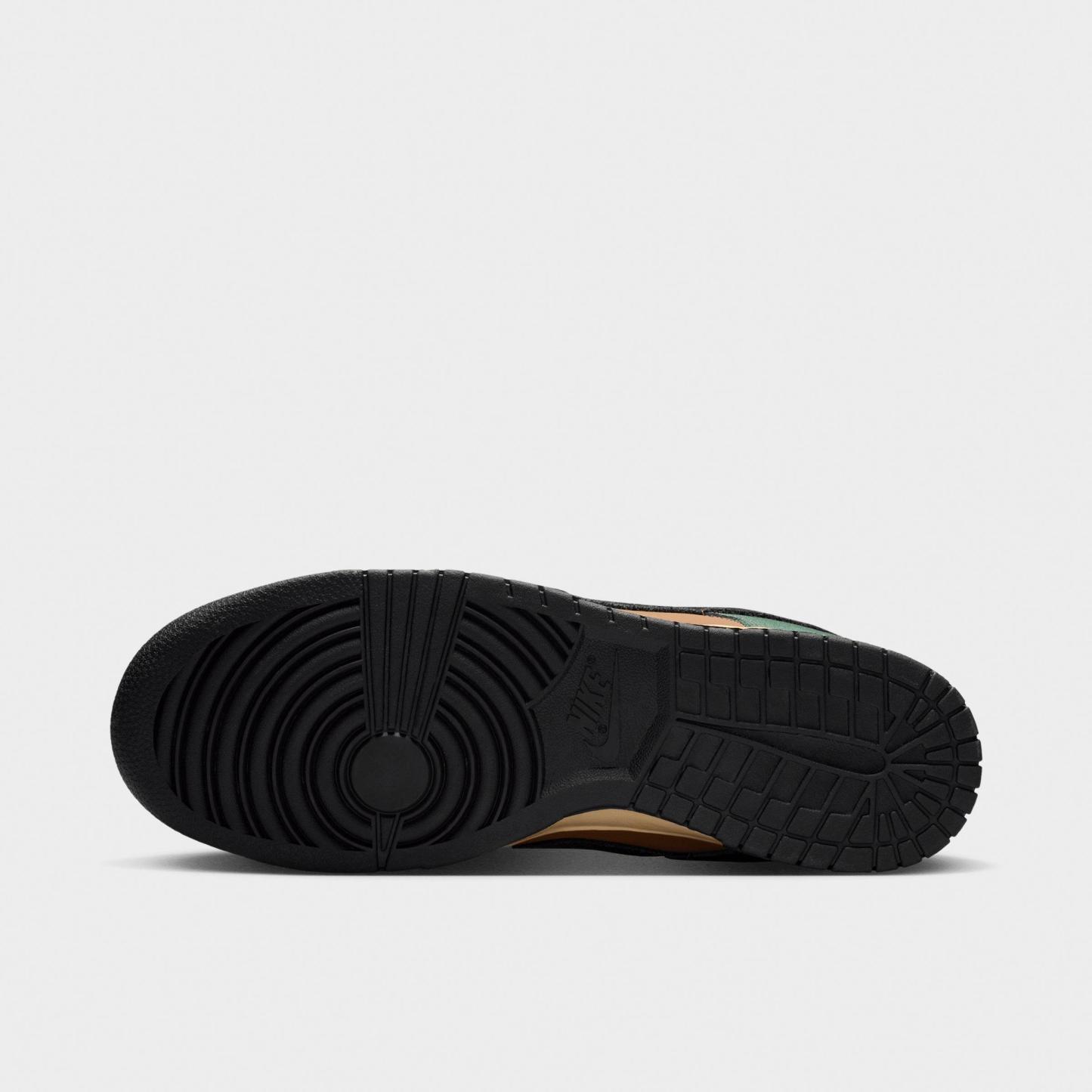 Men's Nithtke Dunk Low Retro Casual Shoes - Part 1 - Fir/Light British Tan/Sesame/Black - Bottom view