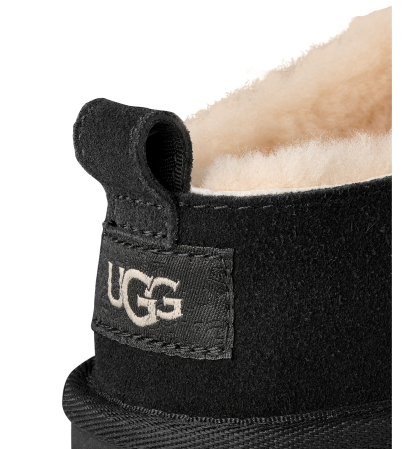UGG® Kids' Classic Micro Slip-On Booties - Black