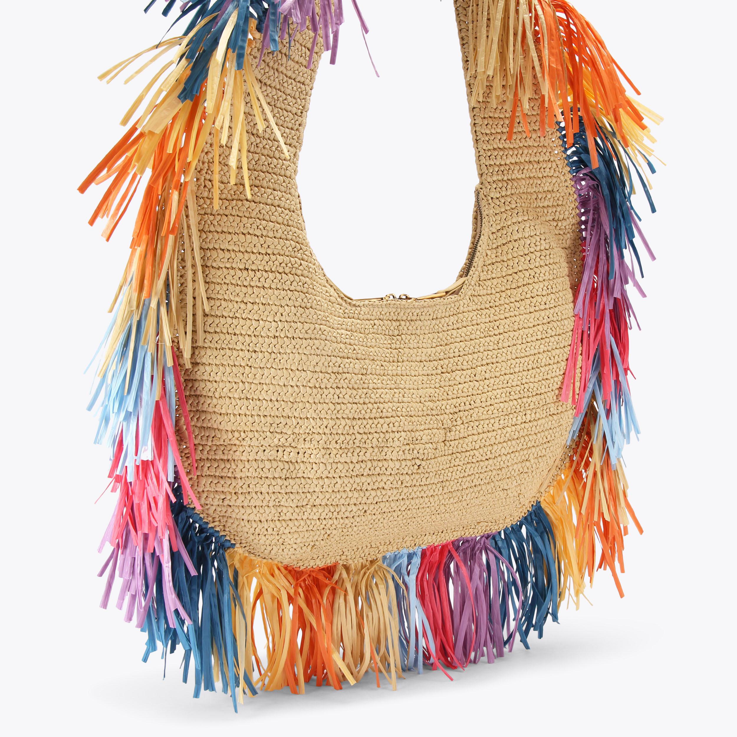 Kurt Geiger London Large Kurt Hobo Fringe Bag - White - view 4