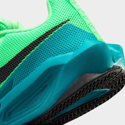 Big Kids' Nithtke S.T. Dynamite Basketball Shoes - Illusion Green/Bright Spruce/Energy/Black - Detail shot
