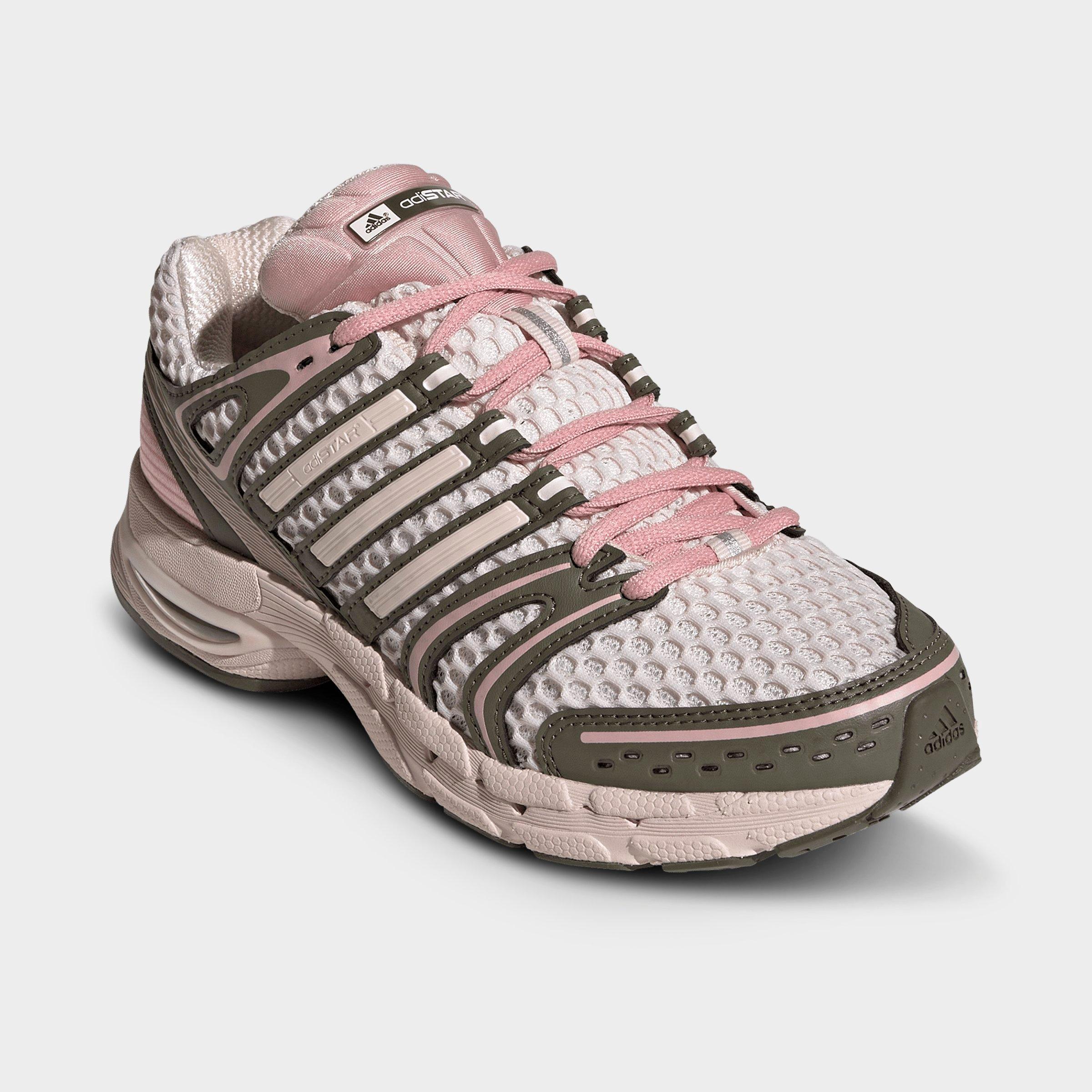 Women's adidas Adistar Control 5 Pony Print Casual Shoes - Part 1 - Wonder Quartz/Olive Strata/Wonder Mauve - Both shoes facing left