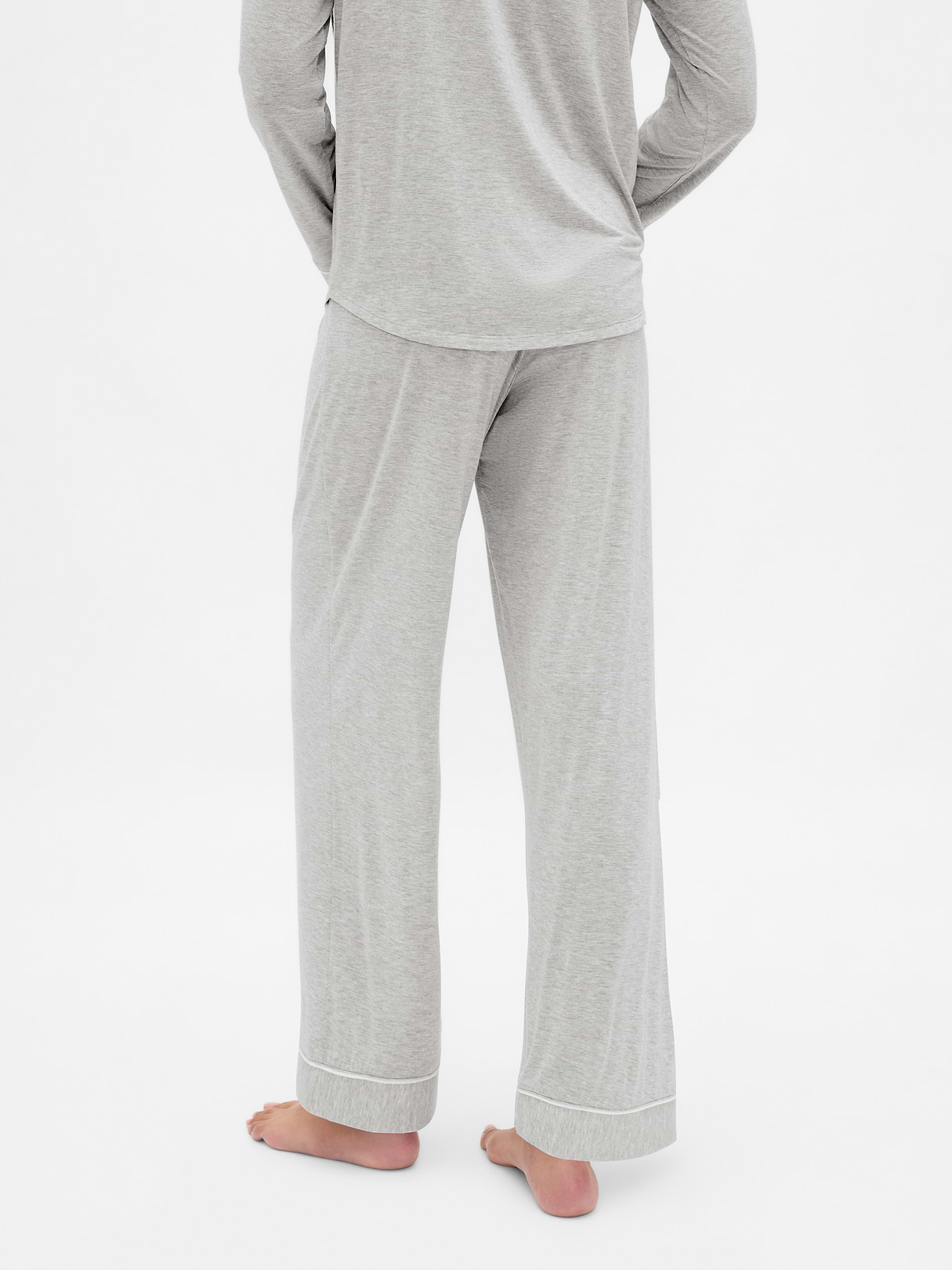 SoftMade Modal PJ Pants - Light heather grey