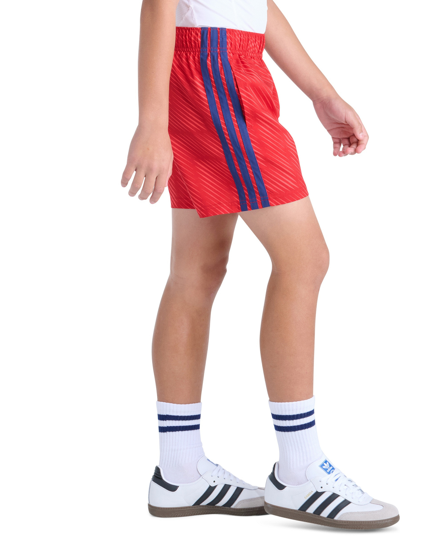 adidas Boys' 8-20 World Soccer Pull-on Shorts - Bright Red