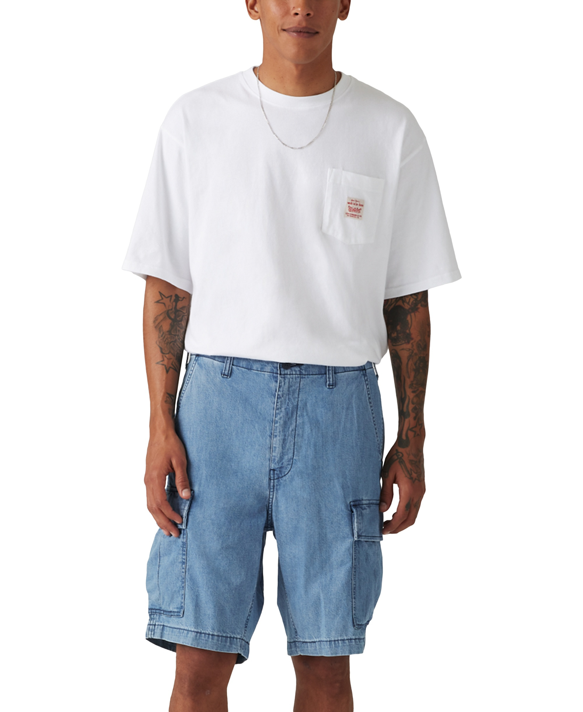 Levi's Men's Carrier 9.5" Cargo Shorts - Blues