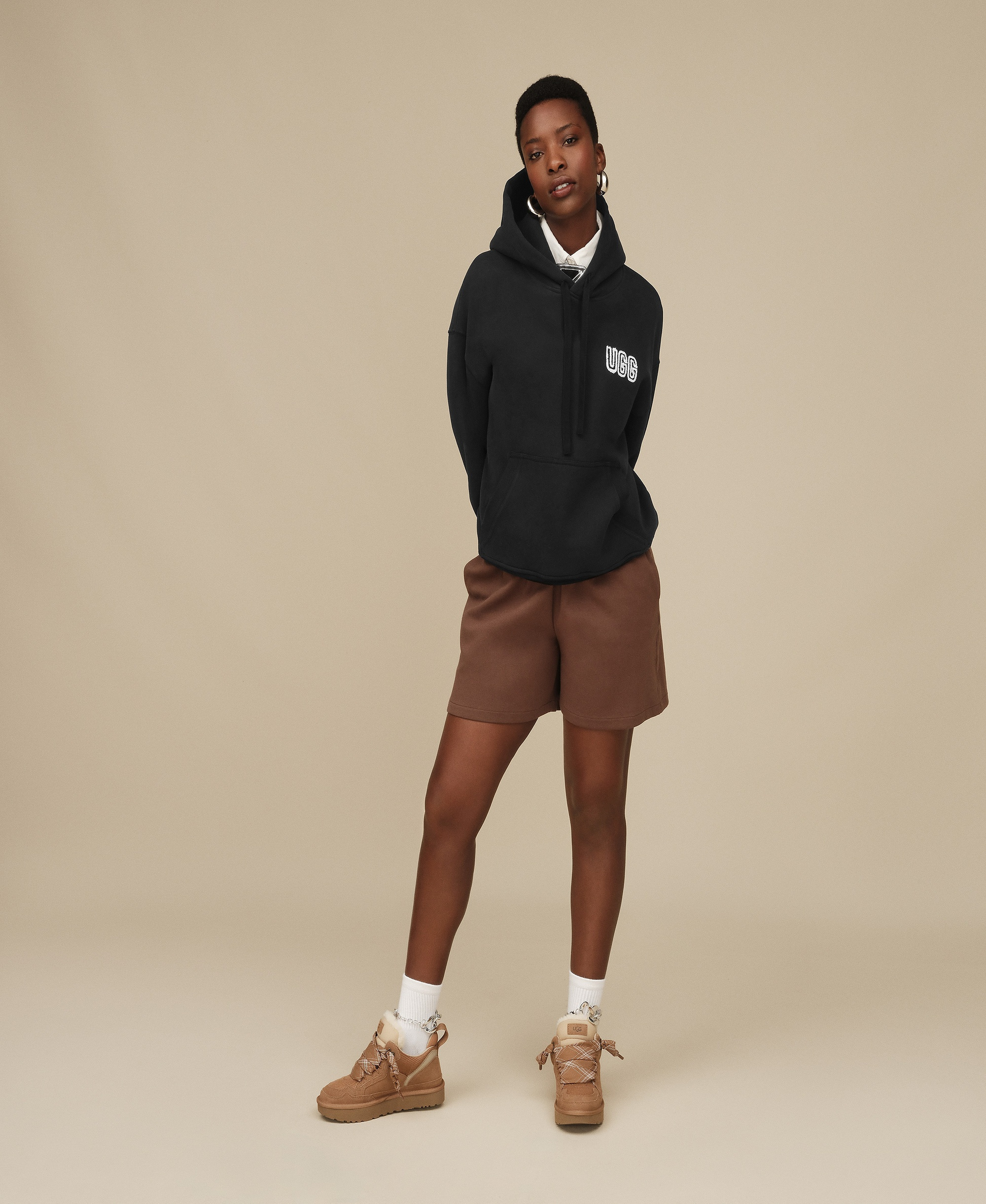 UGG Women's Oversized Graphic Sweatshirt - Black