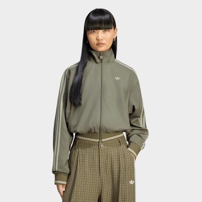 Women's adidas Originals Firebird Track Top - Branch/Silver Pebble