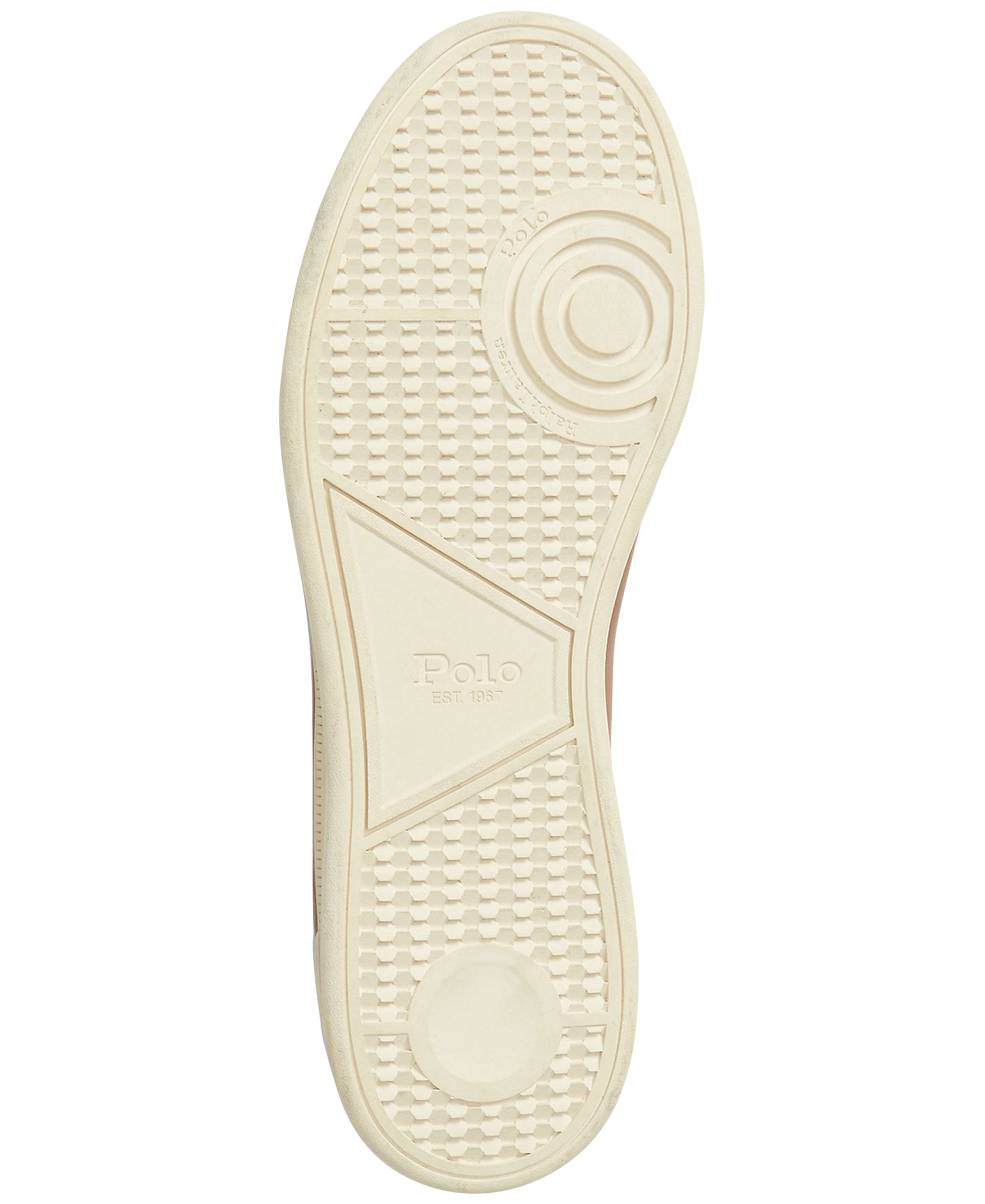 Polo Ralph Lauren Men's Heritage Court II Leather Sneaker - White/black Pp