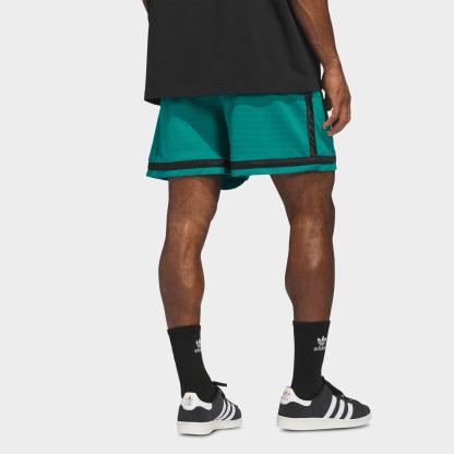 Men's adidas Originals Basketball Shorts - Equipment Green/Black - view 3