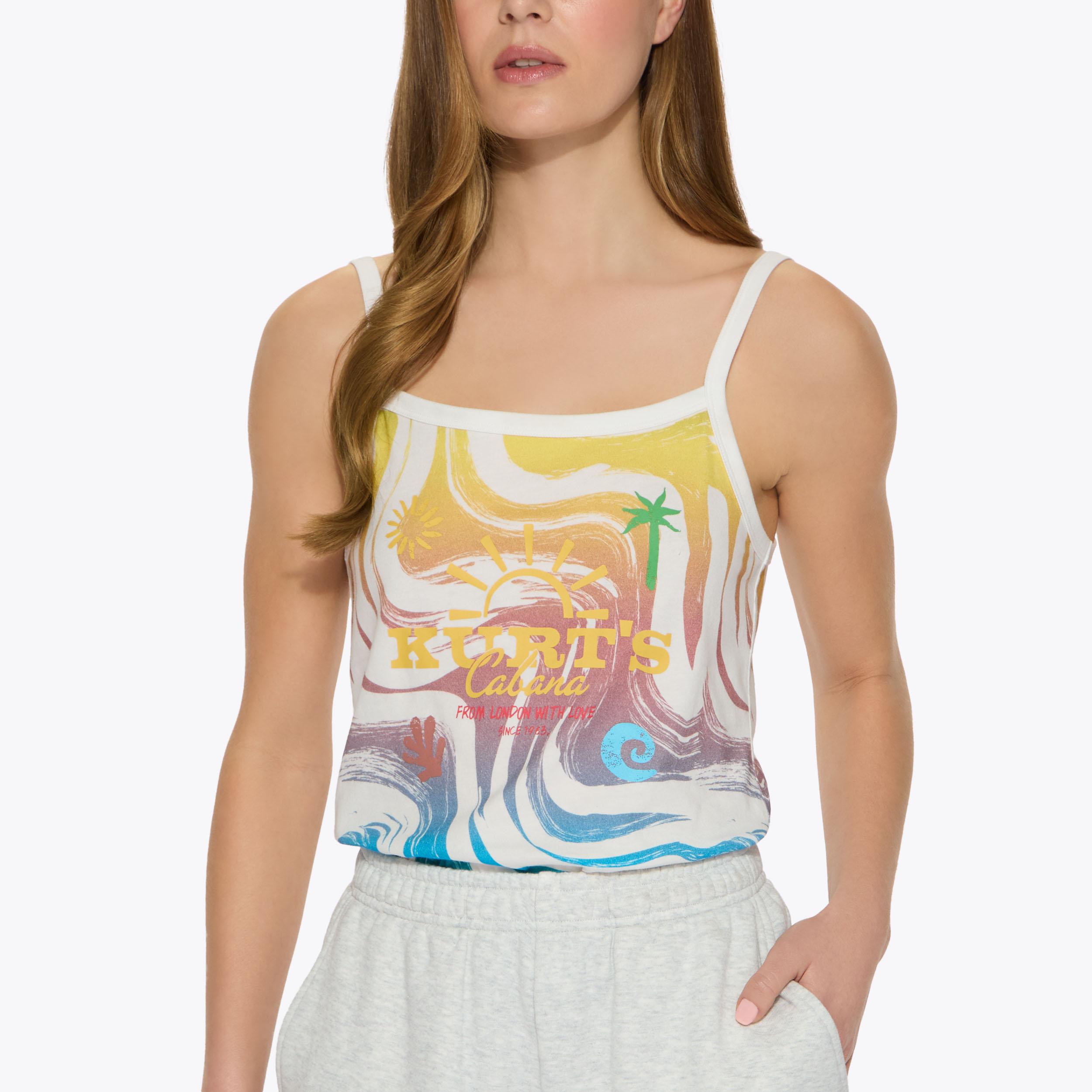 Kurt Geiger London Kurt's Cabana Cami Top - Multi Colored - view 2