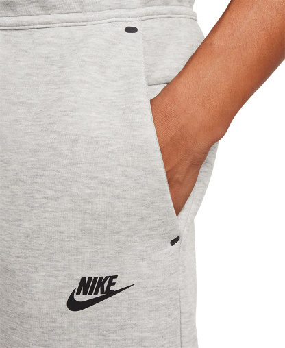 Nike Men's Tech Fleece Drawstring Joggers Pants - Dark Gray Heather/Black