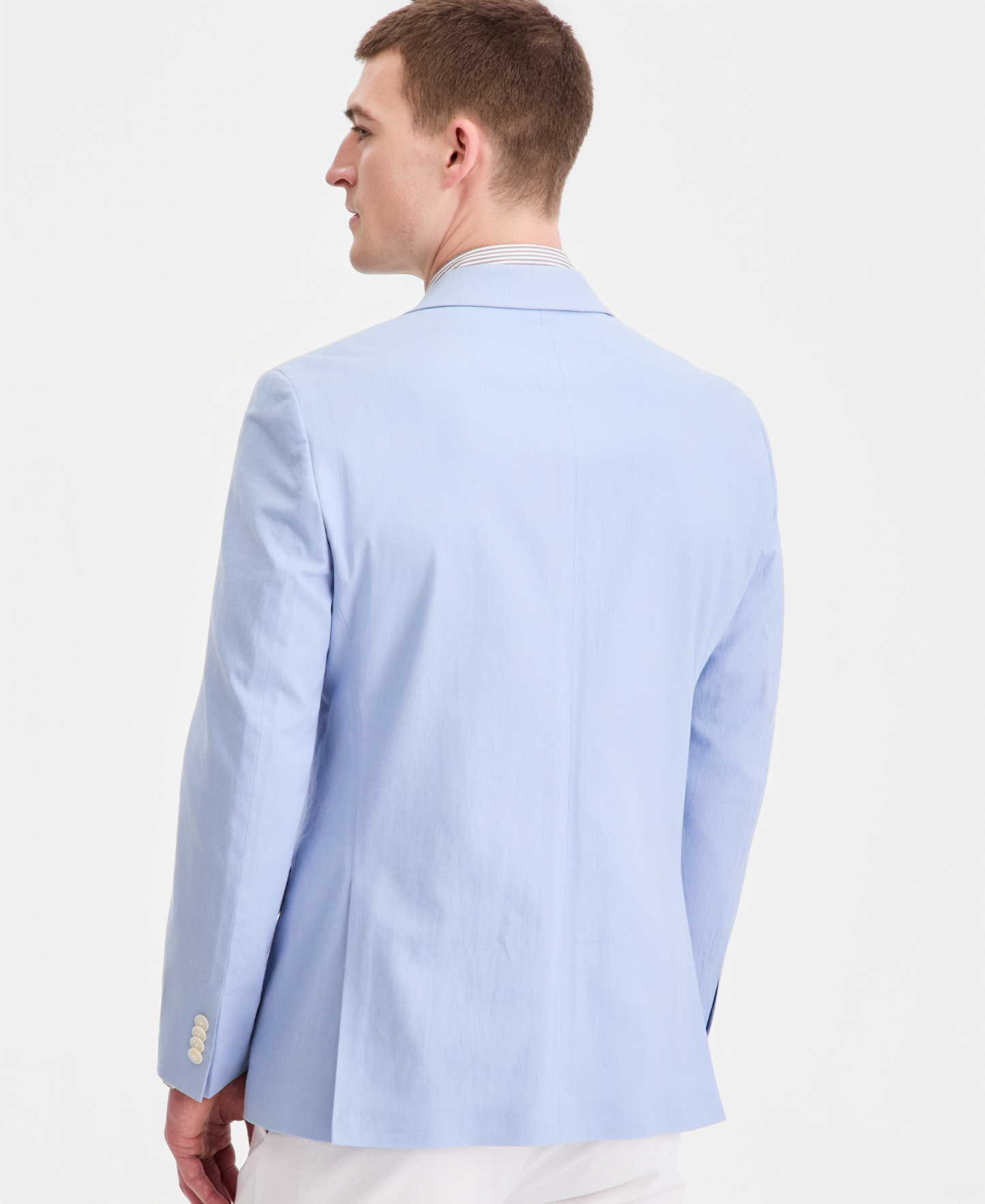 Tommy Hilfiger Men's Modern-Fit Linen Blend Blazer - LIGHT BLUE