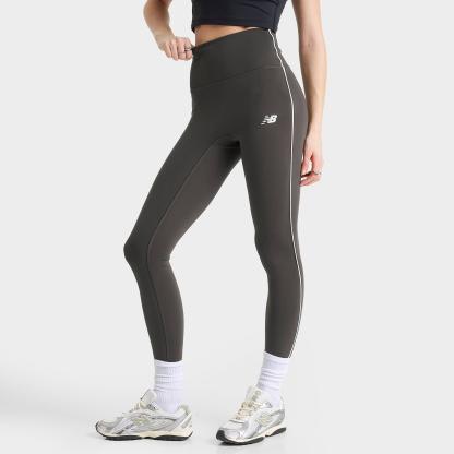 Women's New Balance Piped Training Leggings - Wash Black - view 1
