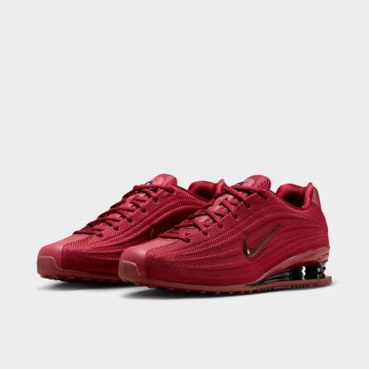 Women's Nithtke Shox Z Casual Shoes - Part 1 - Dark Team Red/Mystic Dates/Black - Both shoes facing left