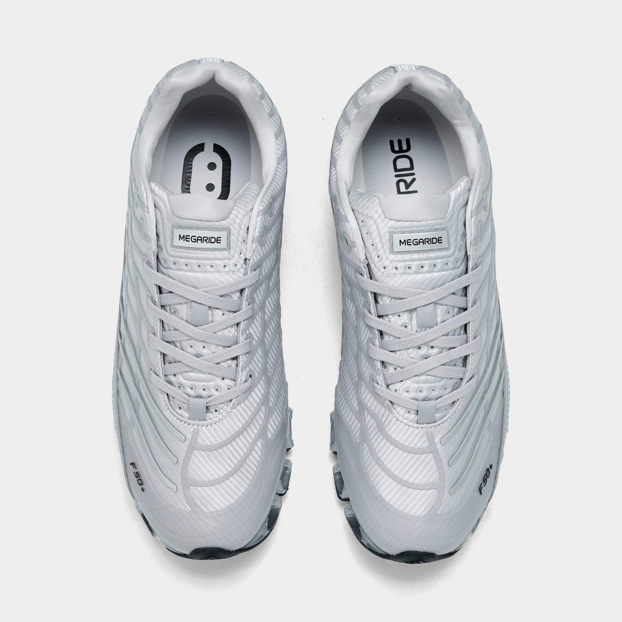 Men's adidas Megaride F50 Casual Shoes - Grey/Silver - Top view