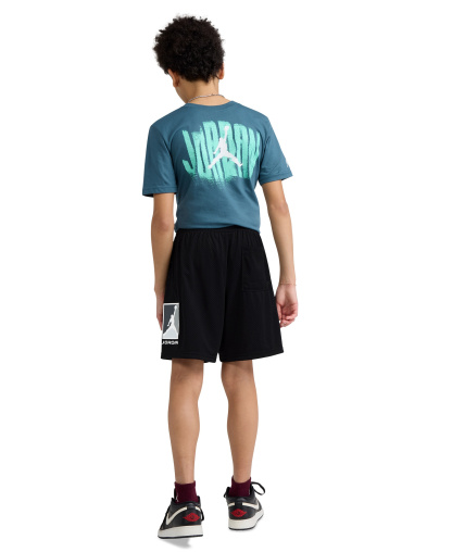Jordan Boys' 8-20 Pull-On Mesh Shorts - Black