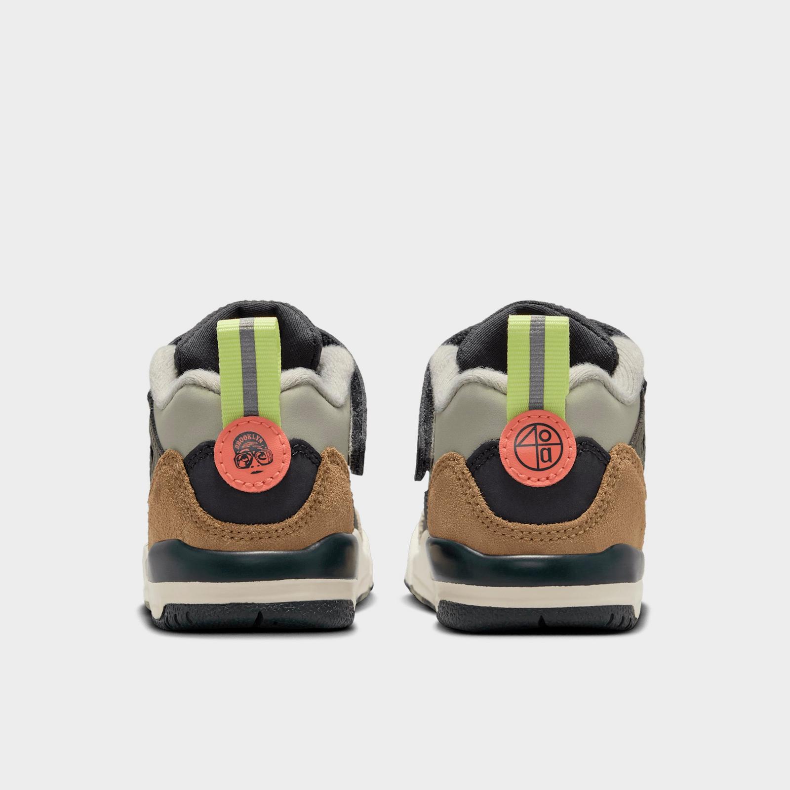 Kids' Toddler Jordan Spizike Low Casual Shoes - Anthracite/Light Wild Mango/Cargo Khaki/Spruce Fog - view 4