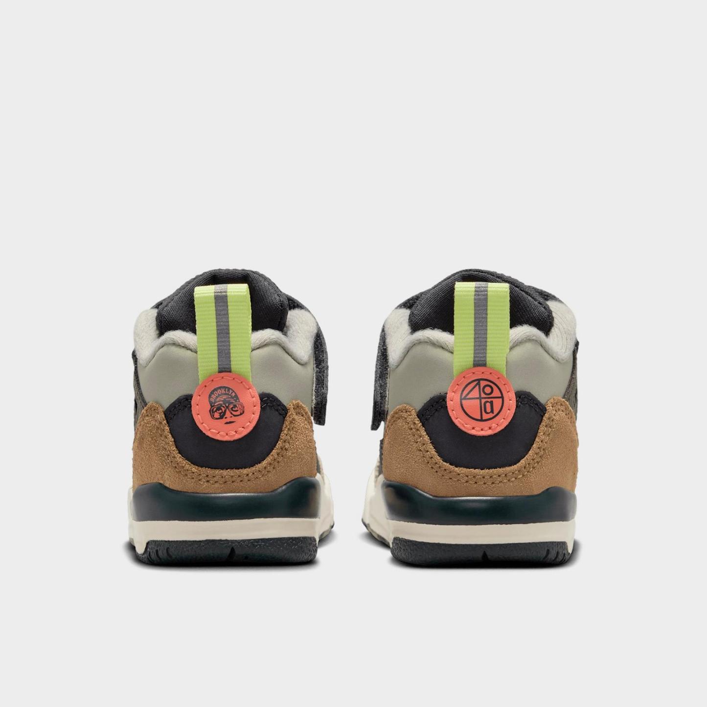 Kids' Toddler Jordan Spizike Low Casual Shoes - Anthracite/Light Wild Mango/Cargo Khaki/Spruce Fog - view 4