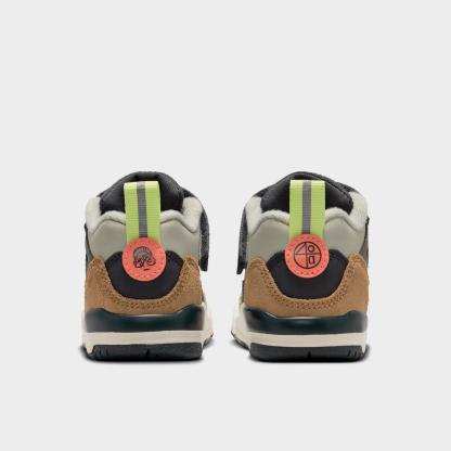 Kids' Toddler Jordan Spizike Low Casual Shoes - Anthracite/Light Wild Mango/Cargo Khaki/Spruce Fog - view 4