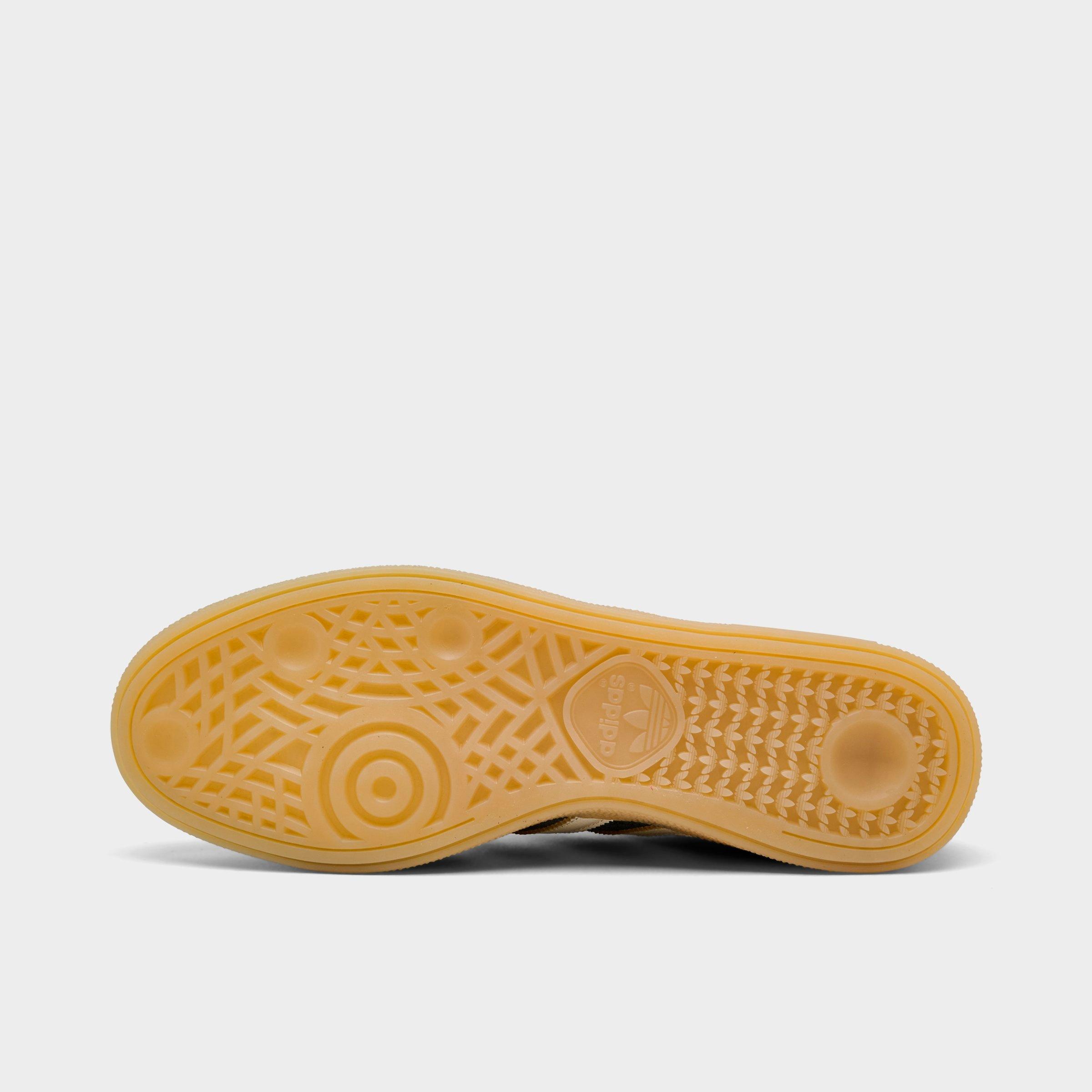 Men's adidas Originals Handball Spezial Casual Shoes - Part 4 - Carbon/Off White/Core Black - Bottom view