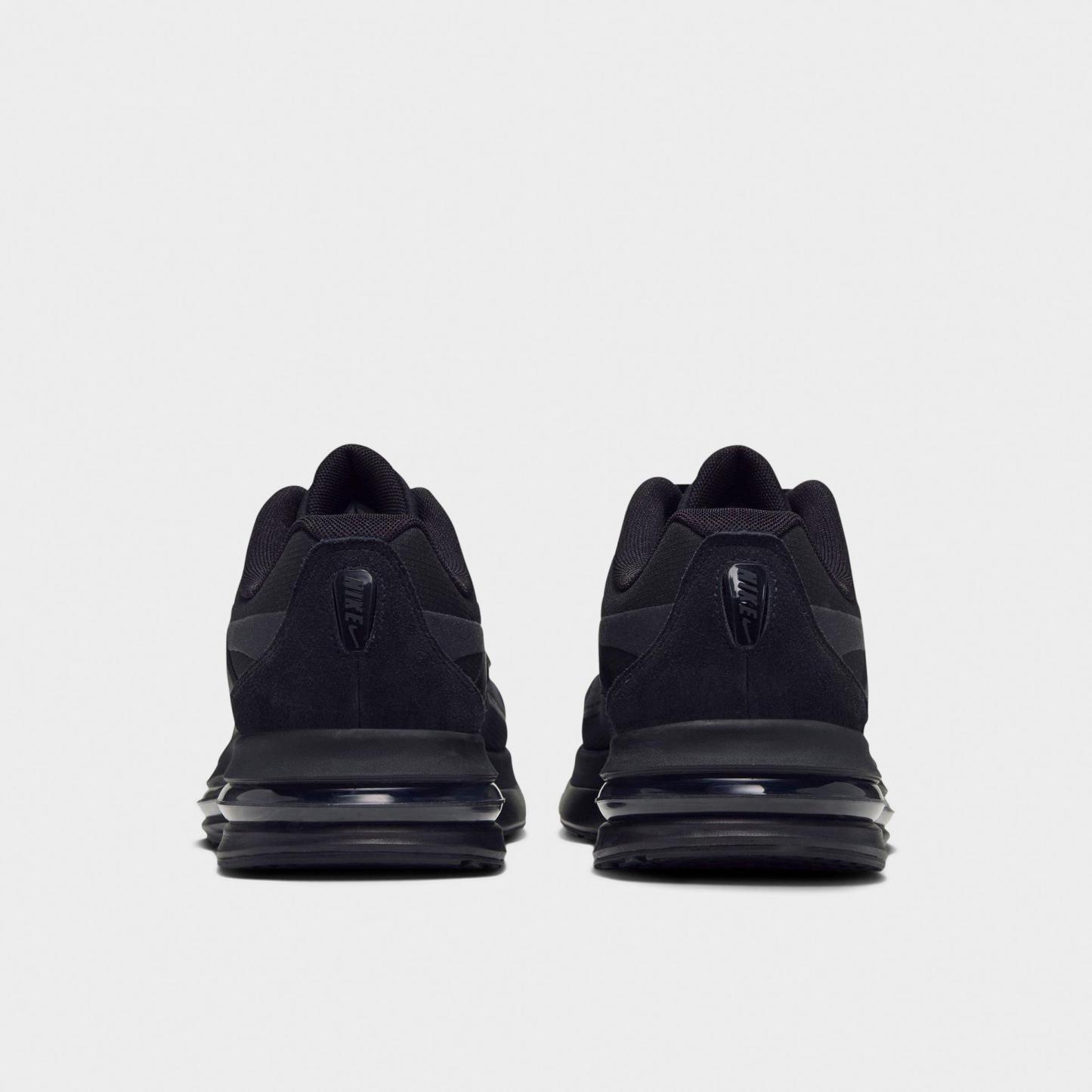 Men's Nithtke Air Max Metro Casual Shoes - Black/Anthracite/Dark Grey/Black - Back view