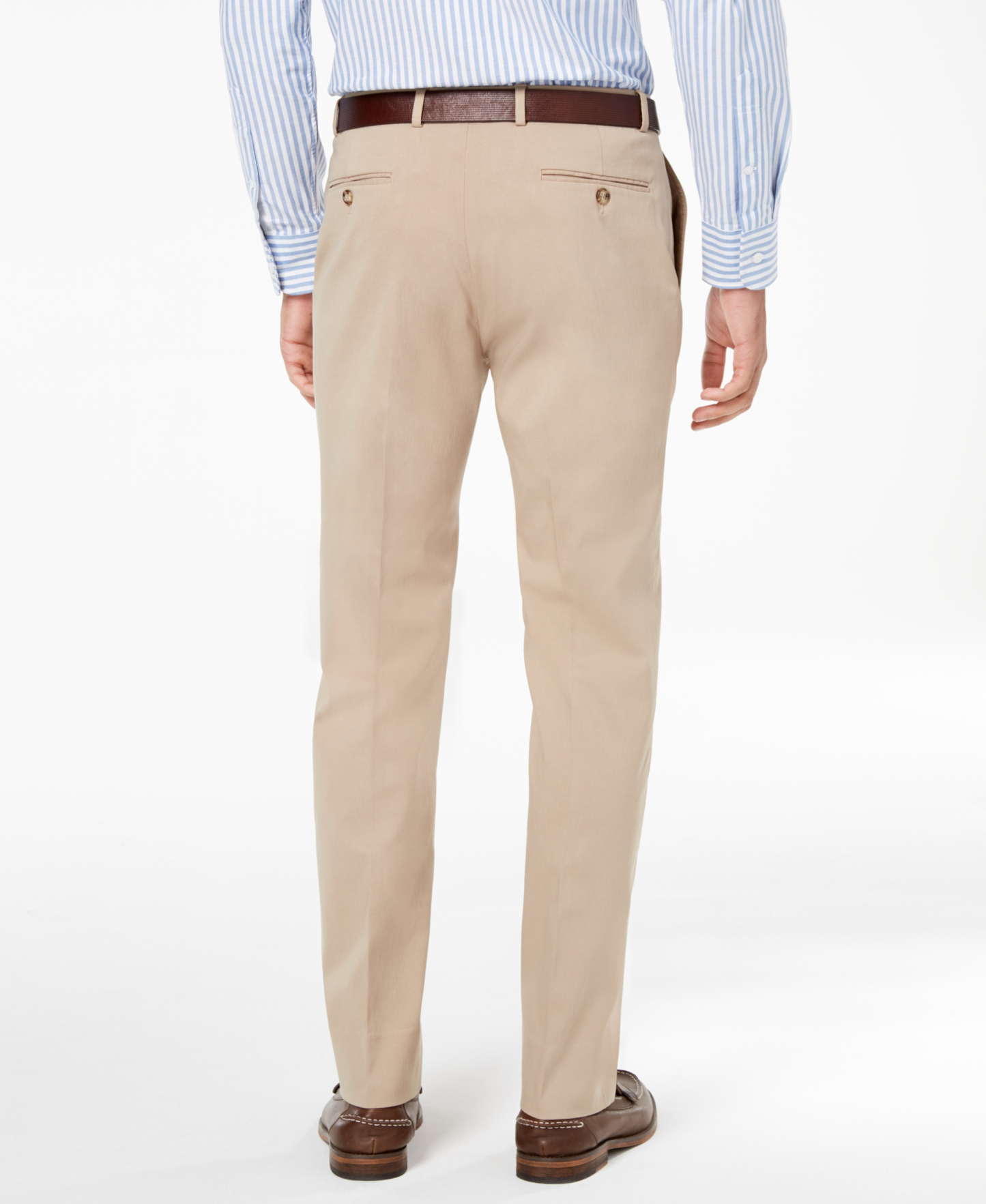 Tommy Hilfiger Men's Modern-Fit TH Flex Stretch Solid Performance Pants - Tan