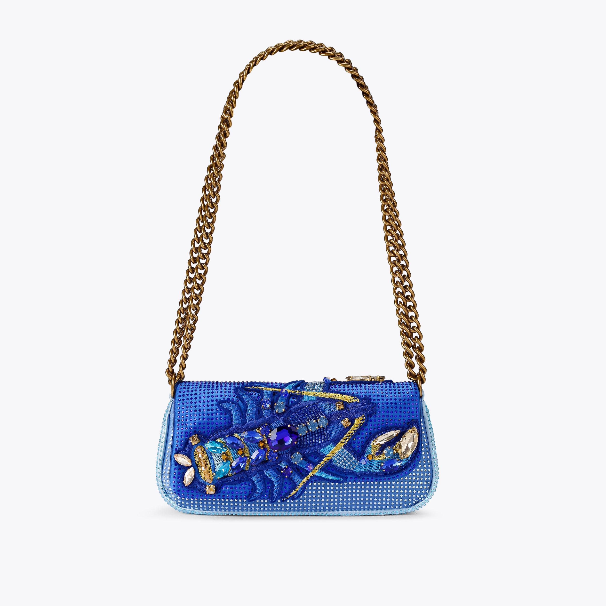 Kurt Geiger London Pickle Lobster Shoulder Bag - Blue