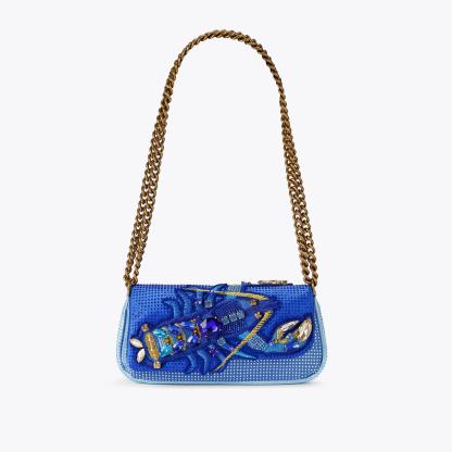 Kurt Geiger London Pickle Lobster Shoulder Bag - Blue
