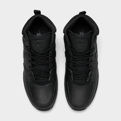 Men's Nithtke Manoa Leather Boots - Black/Black/Black - Top view
