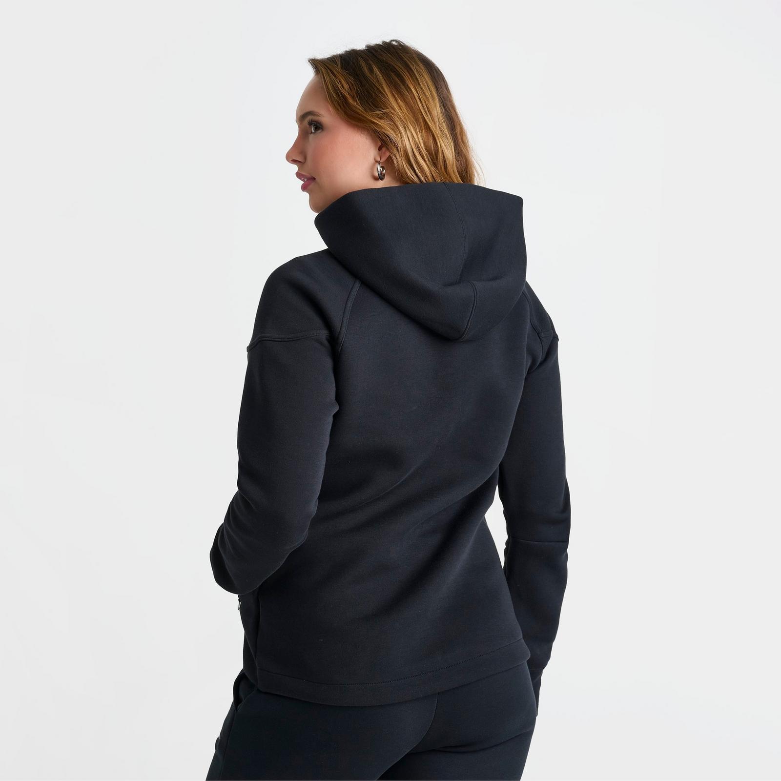 Women's Nike Sportswear Tech Fleece Windrunner Full-Zip Hoodie - Black/Black