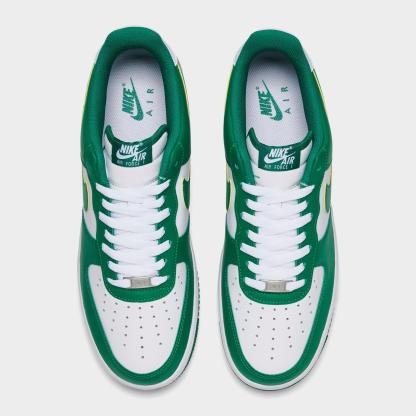 Men's Nike Air Force 1 '07 Low Casual Shoes - White/Malachite/White