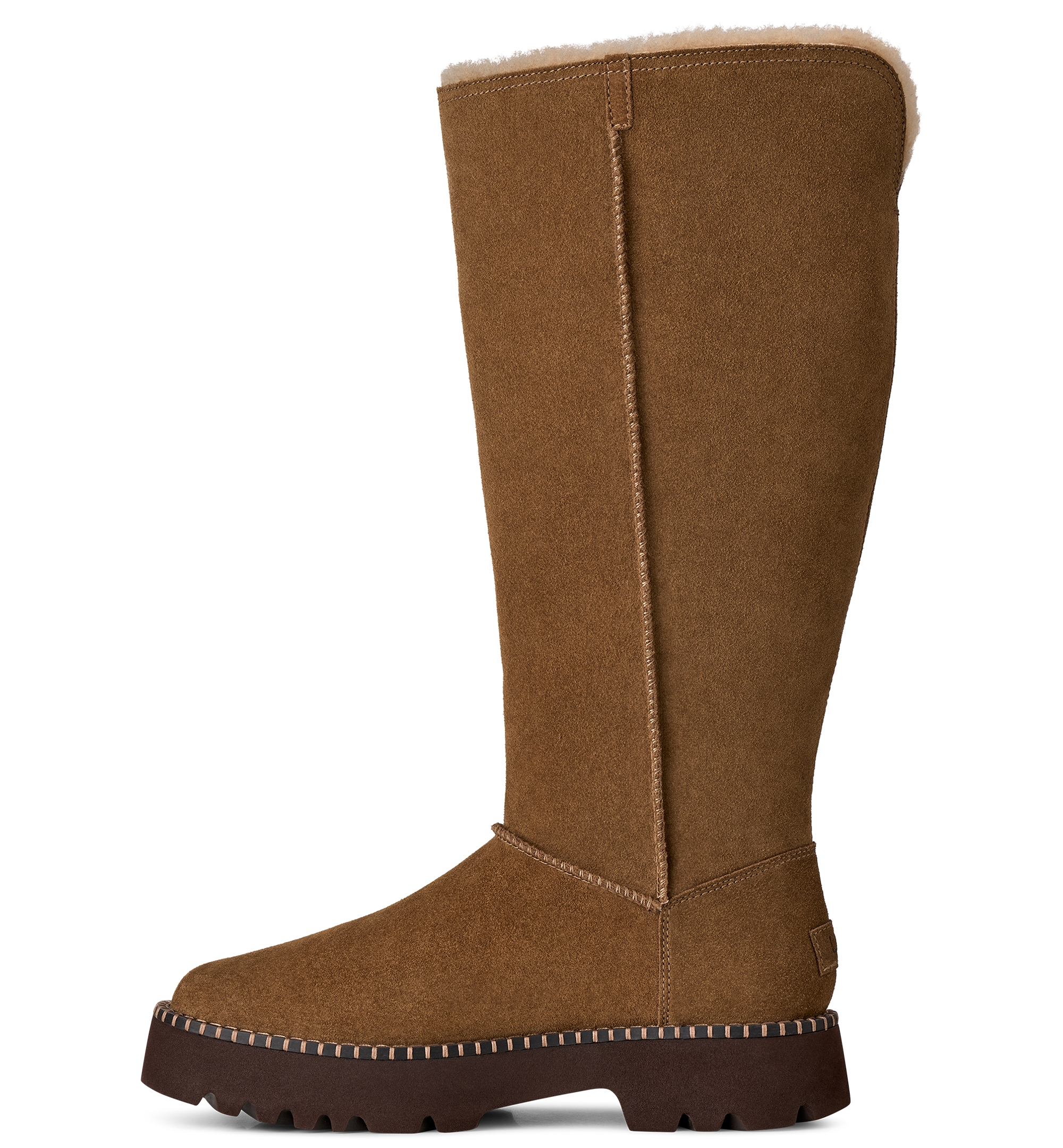 UGG® Women's Uptowner Round Toe Tall Boots - Light Bronze