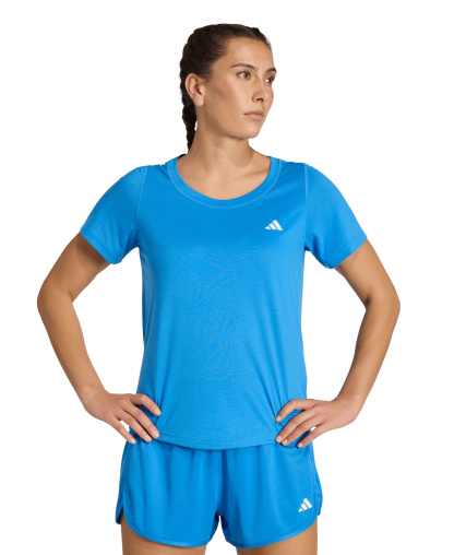 adidas Women's Workout Essentials Seamless Scoop Neck T-Shirt - Ray Blue