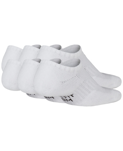 Nike Big Kids' Cushioned No-Show Socks, 6 Pairs - White