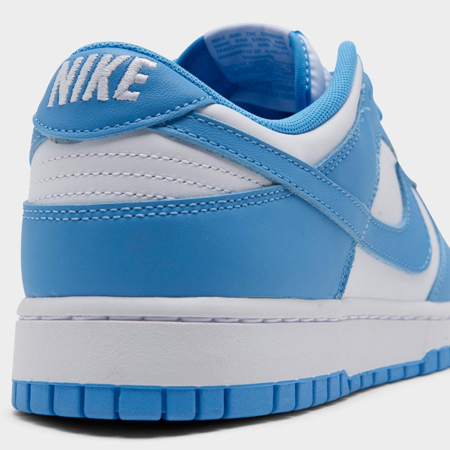 Men's Nithtke Dunk Low Retro Casual Shoes - Part 3 - White/University Blue/White - Detail shot