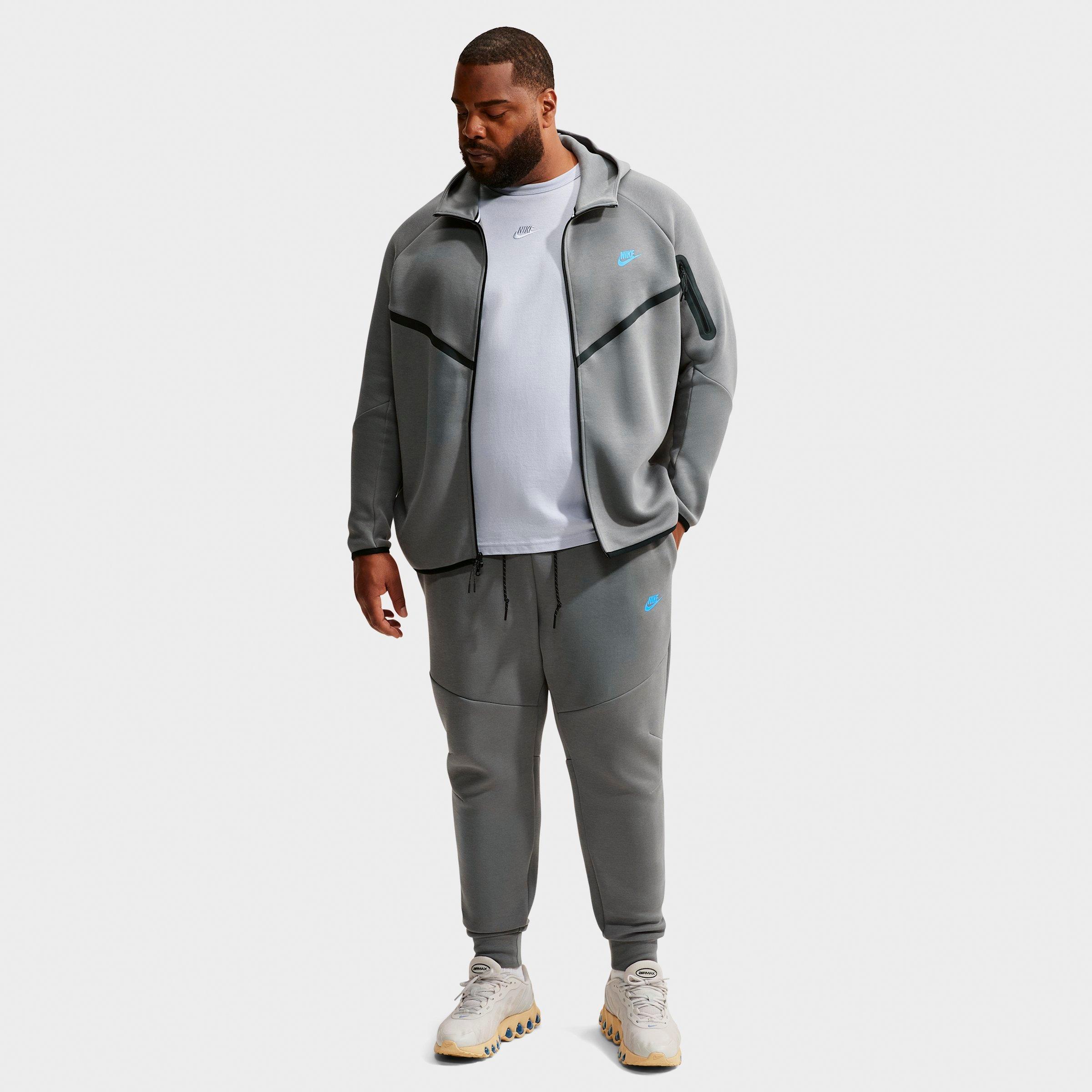 Men's Nithtke Tech Fleece Windrunner Full-Zip Hoodie - Part 1 - Smoke Grey/Football Blue
