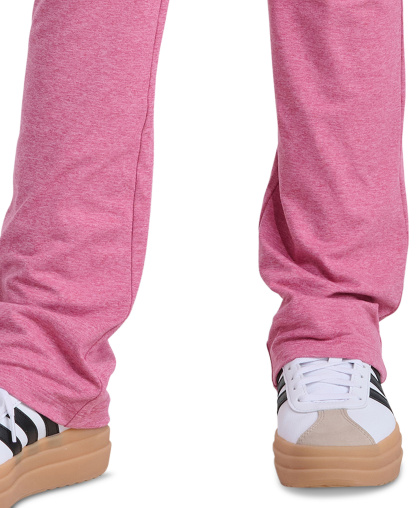 adidas Girls' 8-16 Folded Waistband Kick Flare Pants - Dual Magenta