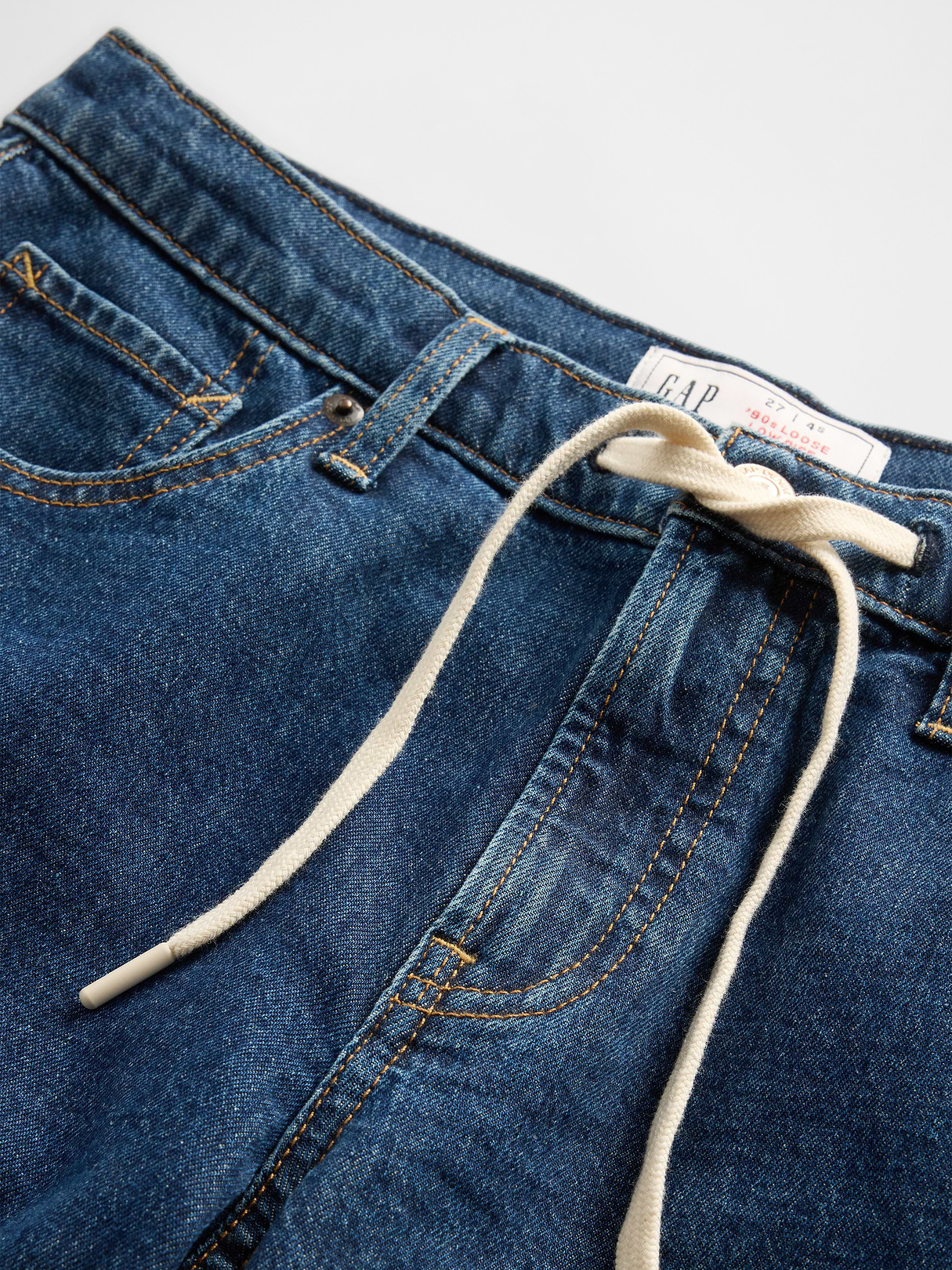Low Rise '90s Loose Jeans - Resin rinse