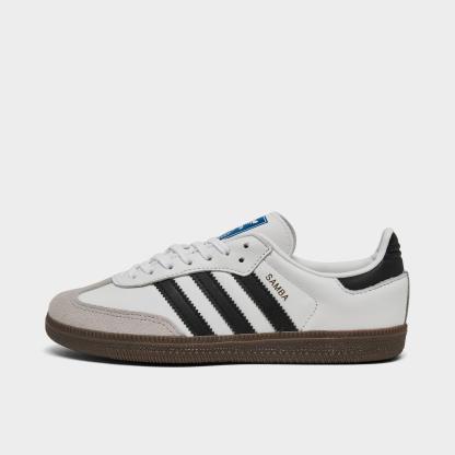 Little Kids' adidas Originals Samba OG Casual Shoes - Footwear White/Core Black/Gum 5 - view 1