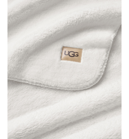 UGG® Saige Plush Throw, 50" x 70" - Rosewood